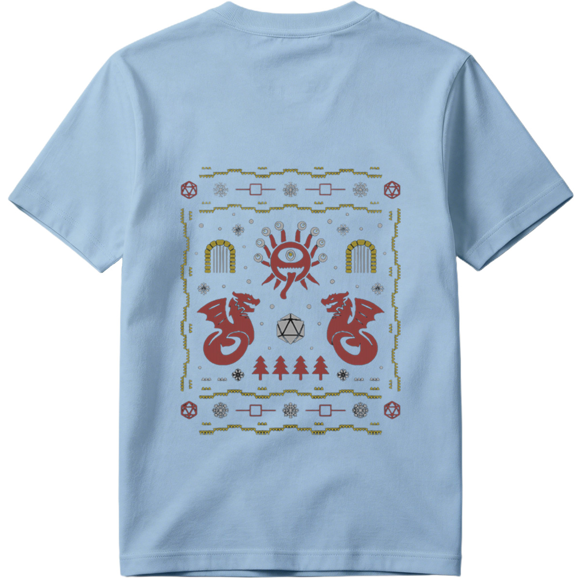 D&D Holiday Dragon & Eye of Vecna Sweater - Tee