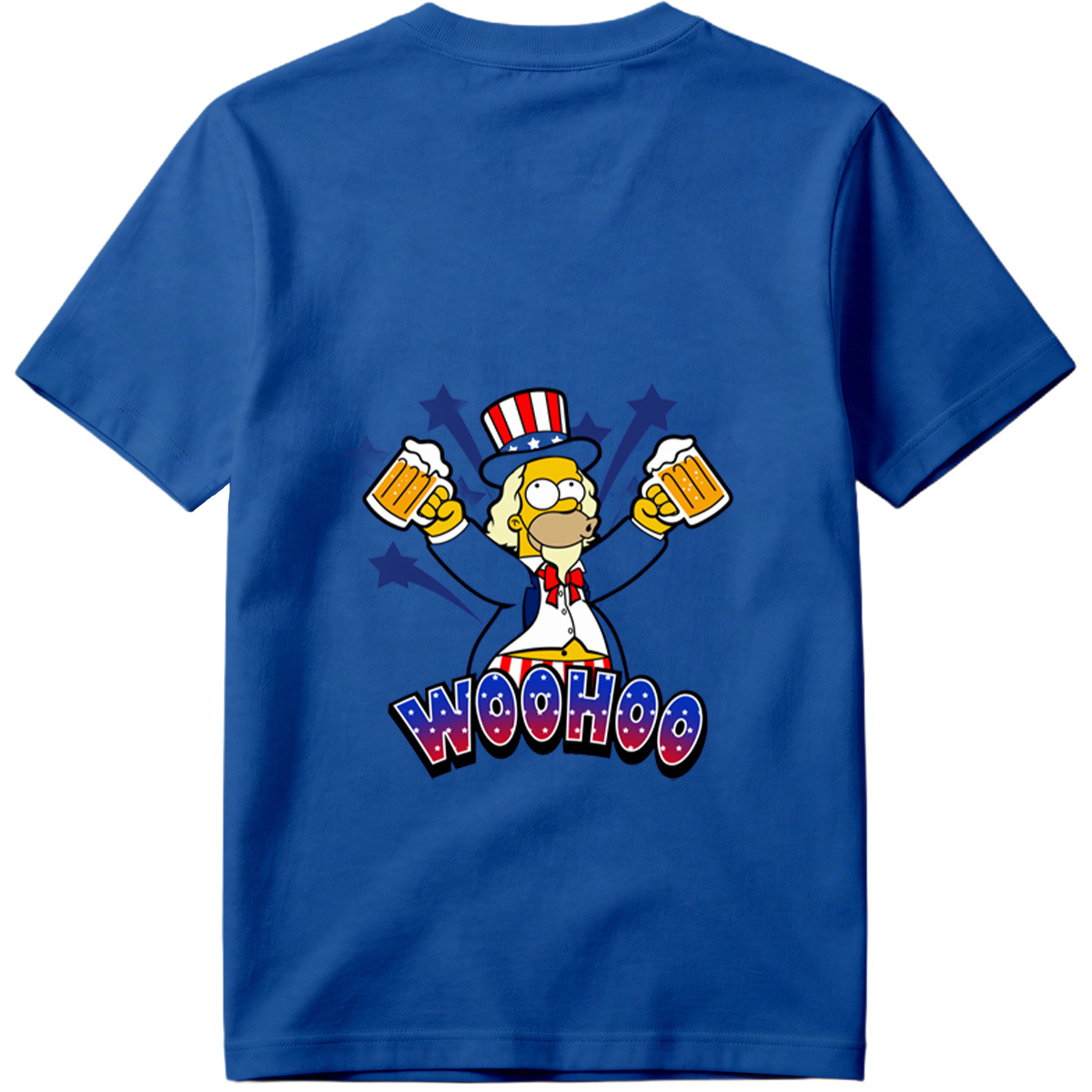 Simpsons Uncle Sam Woohoo - Tee