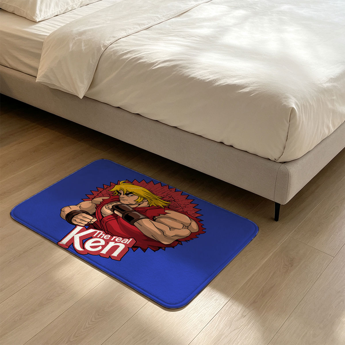 The Real Ken - Street Fighter Character - Flannel floor mat