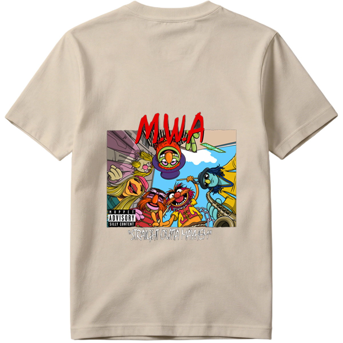 Muppets: M.W.A - Straight Outta Mayhem - Tee
