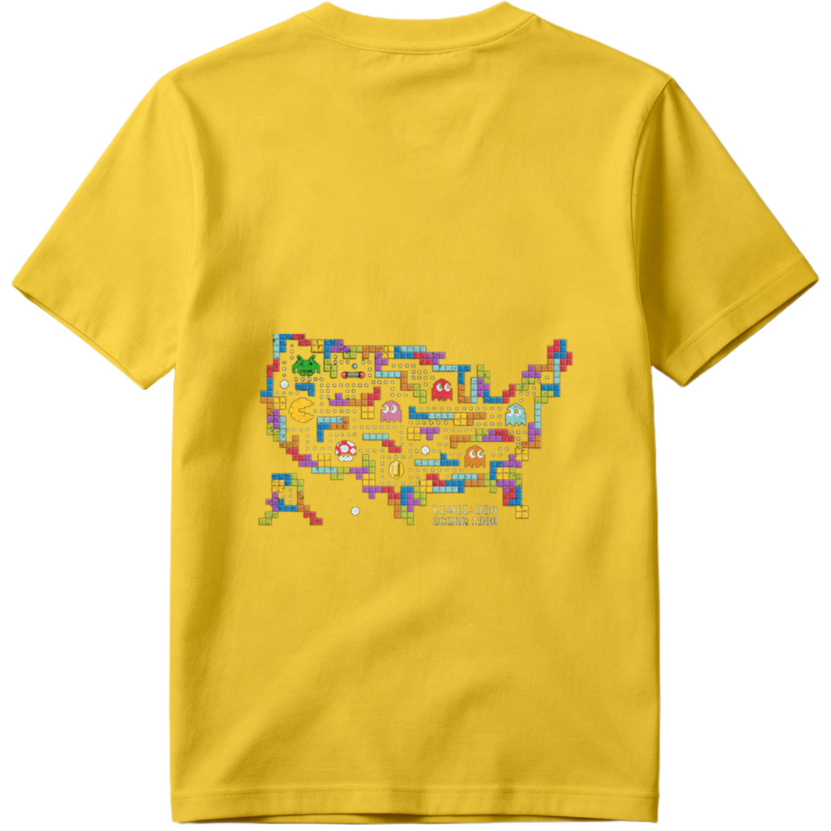 Pac-Man USA Map Adventure - Tee
