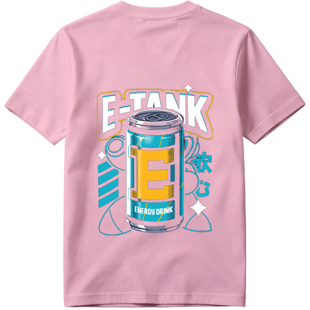 E-Tank Energy Drink Can Design - Tee