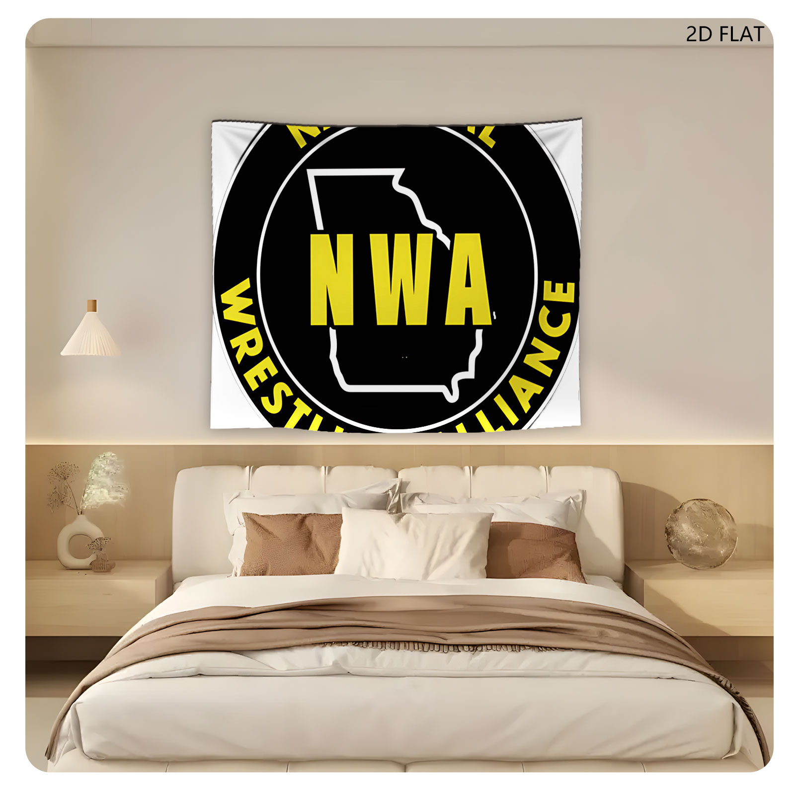 NWA National Wrestling Alliance Logo - Tapestry
