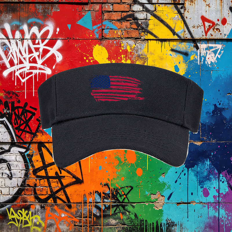 Unisex Classic Mesh Cap with USA Flag Print - Lightweight Breathable Sun Hat for Outdoor Activities, Perfect for Men and Women Who Love Patriotic Style and Casual Wear