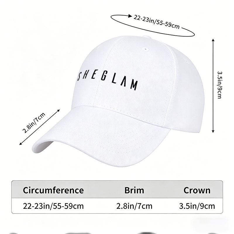 Unisex Classic Baseball Cap with Minimalist Text Print - Casual Streetwear Hat for Outdoor Activities, Urban Lifestyle, and Daily Wear - Suitable for Adults Seeking Simple Fashion and Comfortable Fit