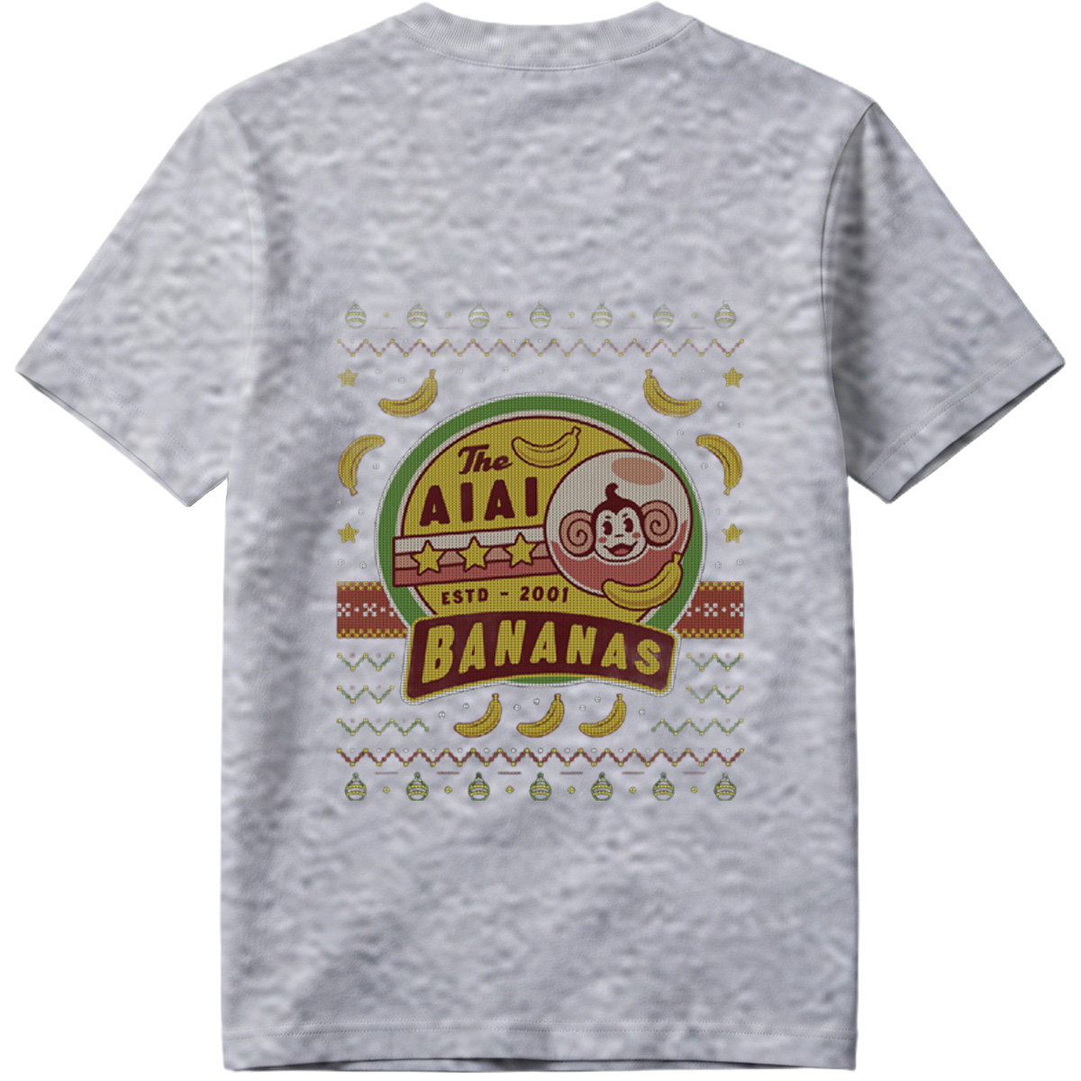 The AIAI Bananas - Monkey and Banana Logo Design - Tee