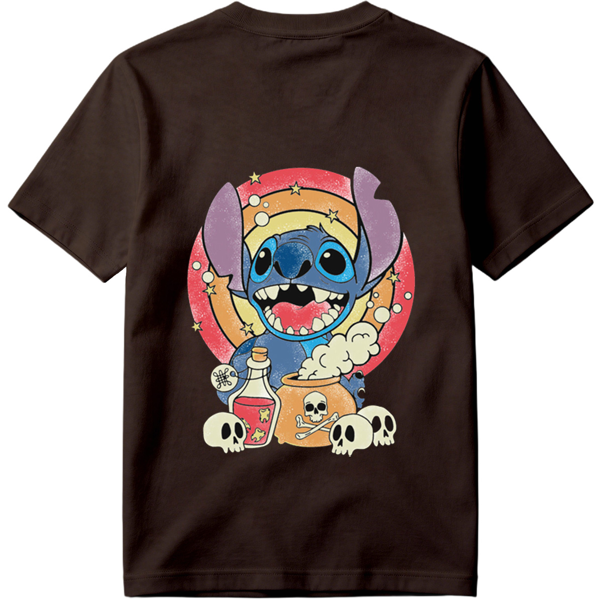 Stitch in a Magical Cauldron Scene - Tee