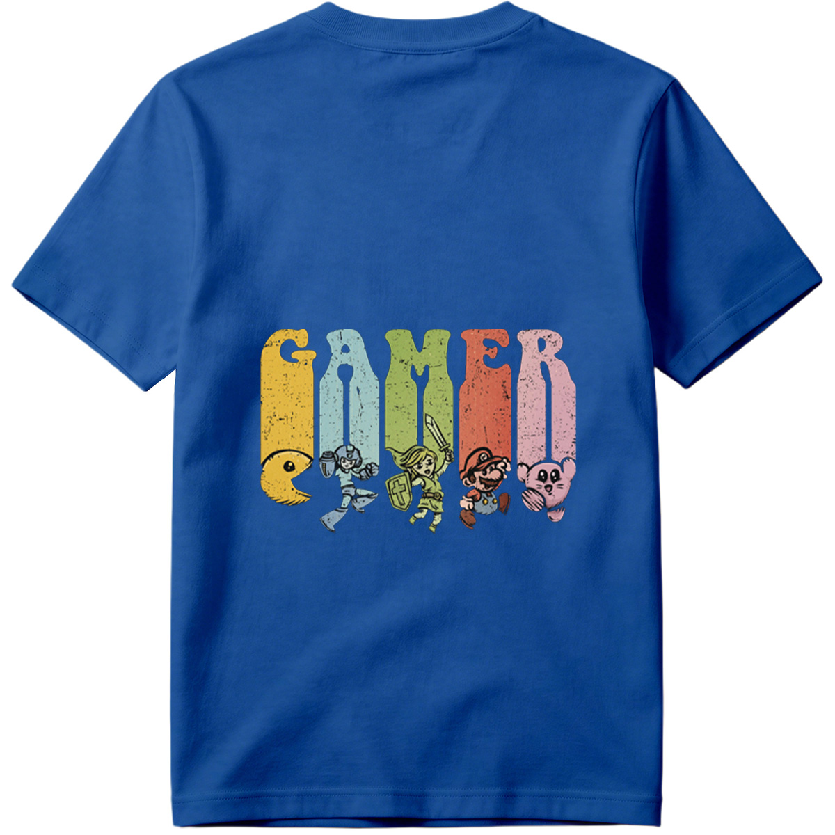 Gamer: Pac-Man, Mega Man, Zelda, Mario, Kirby - Tee