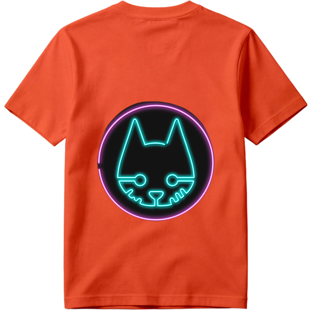 Neon Cat Logo - Tee