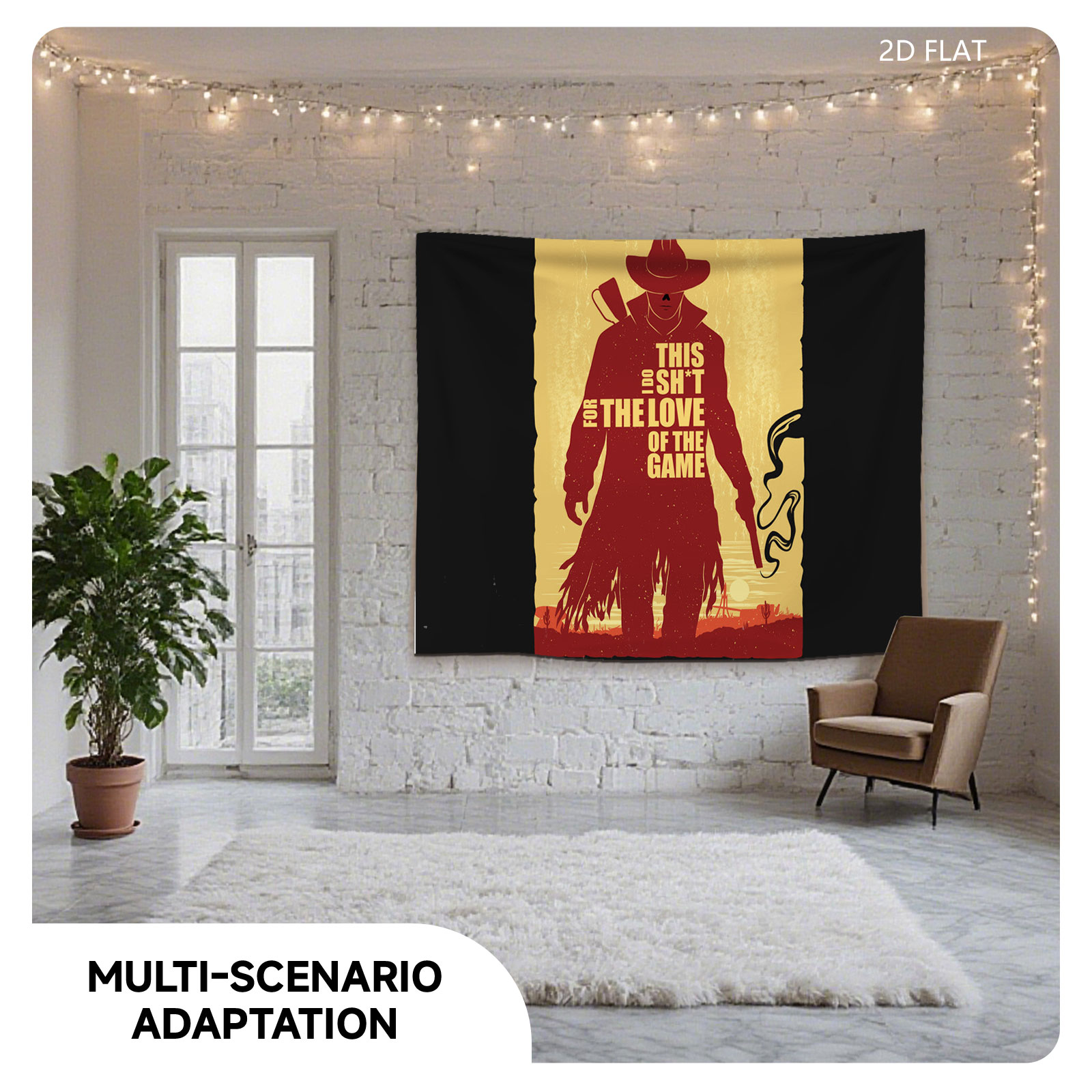 Cowboy Silhouette with 