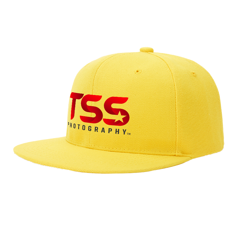 Flat Brim Baseball Cap TSS Logo Print Streetwear Underground Skate Style for Basketball Court Skate Park Urban Lifestyle Skaters Rappers Streetwear Enthusiasts
