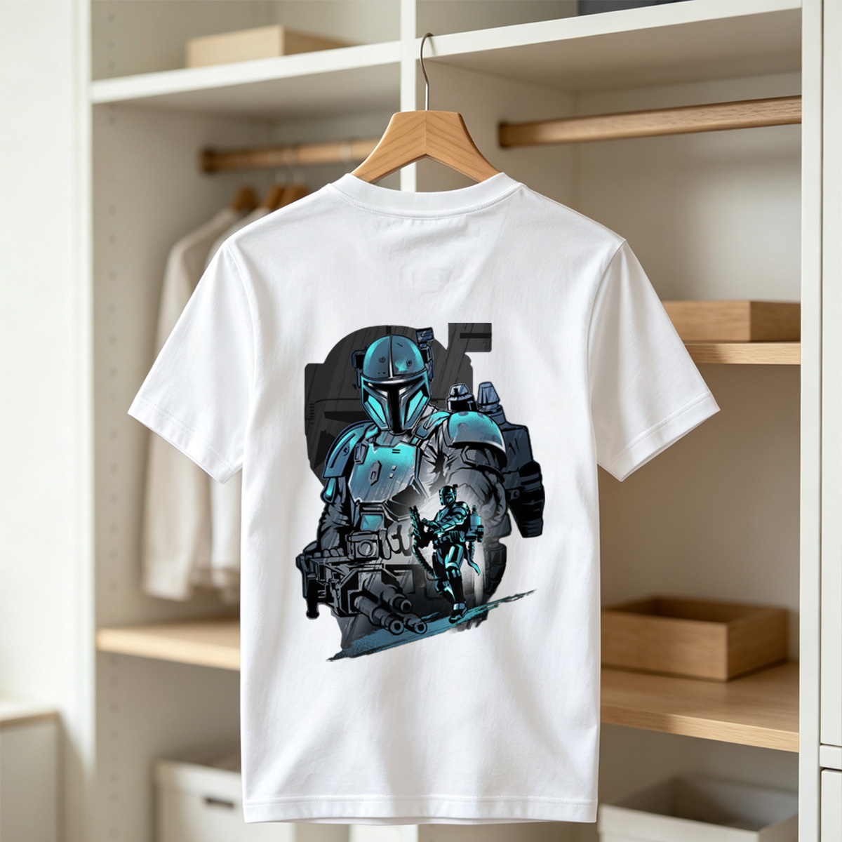 The Mandalorian and Din Djarin in Armor - Tee
