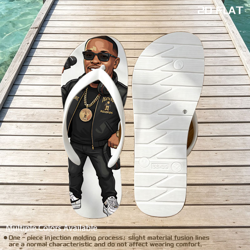 Dr. Dre, Rap Legend, Death Row Records, Compton, Hip-Hop Icon -  flip-flops