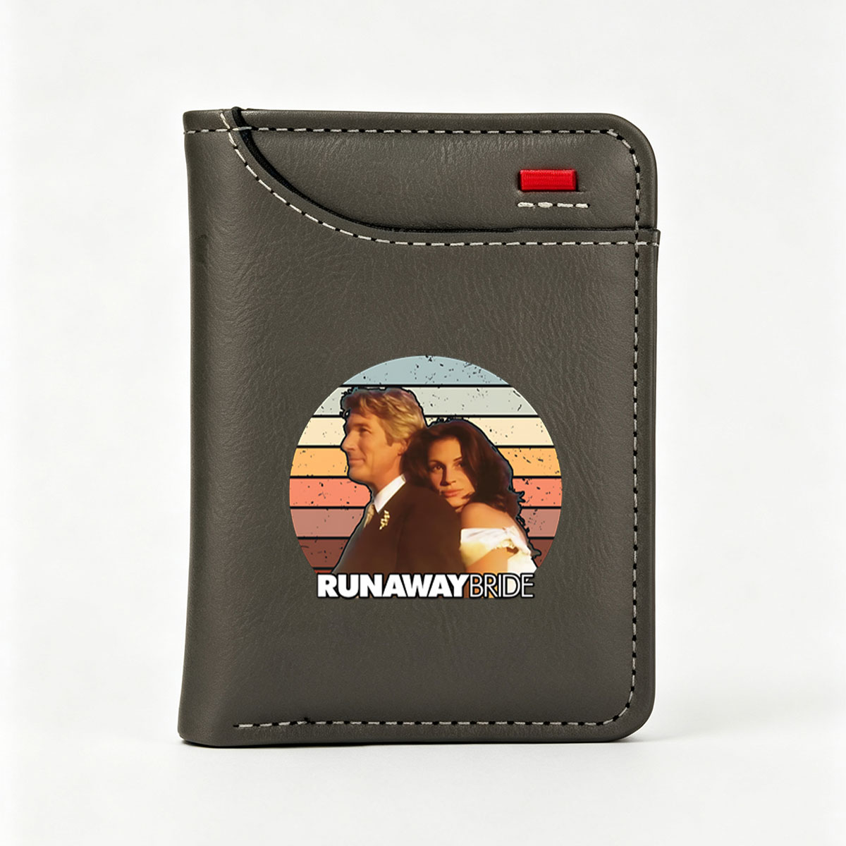 Runaway Bride: Richard Gere and Julia Roberts in Romantic Comedy Classic - Vertical Style Wallet