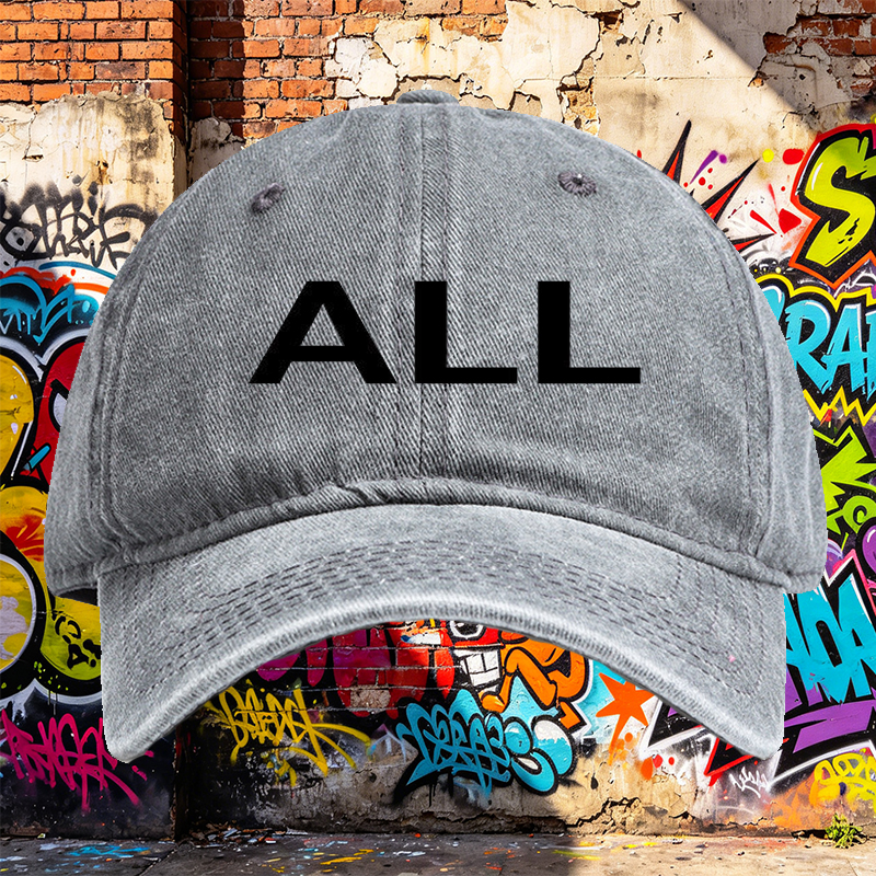 Unisex Classic Washed Cap with 