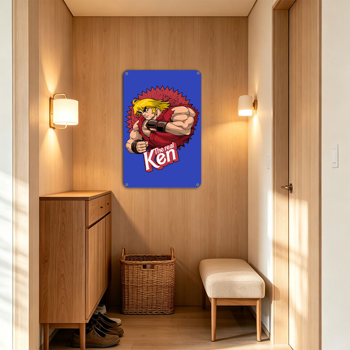 The Real Ken - Street Fighter Character - painting
