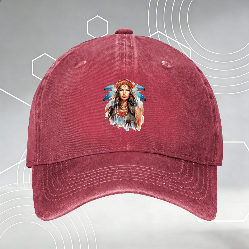 New Baseball Cap with Cute Guinea Pig in Pink Car Print 
