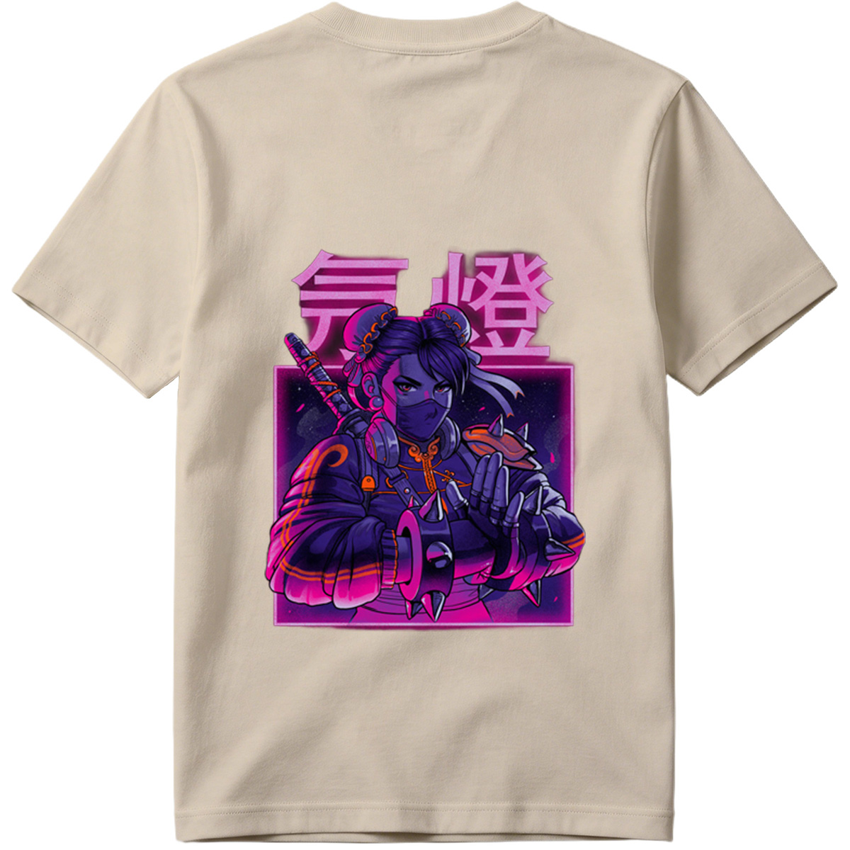 Cyberpunk Geisha: Neon Samurai - Tee