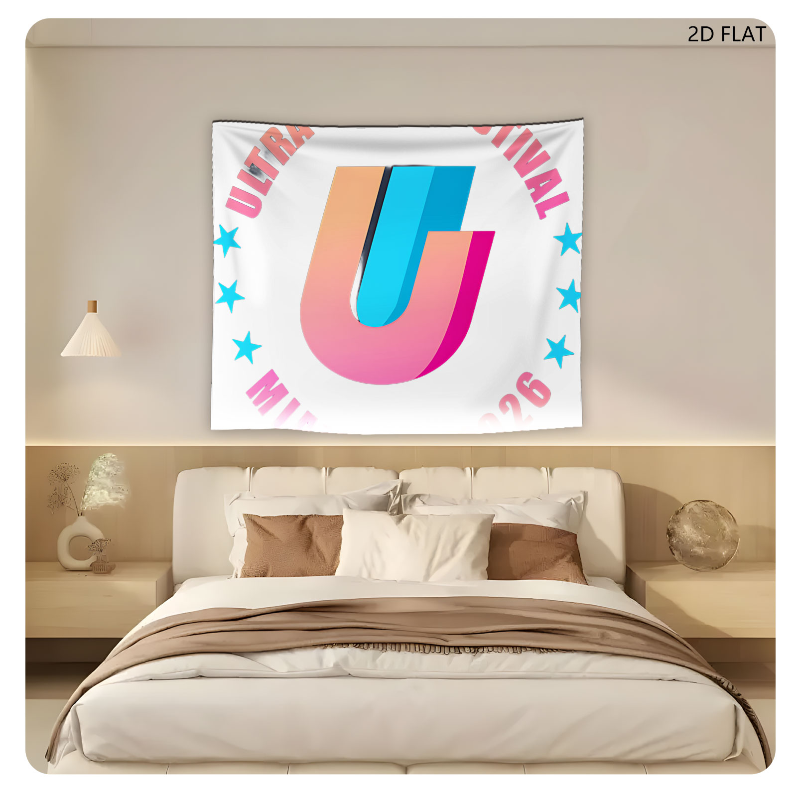 Ultra Music Festival Miami, FL - 2026 Logo - Tapestry