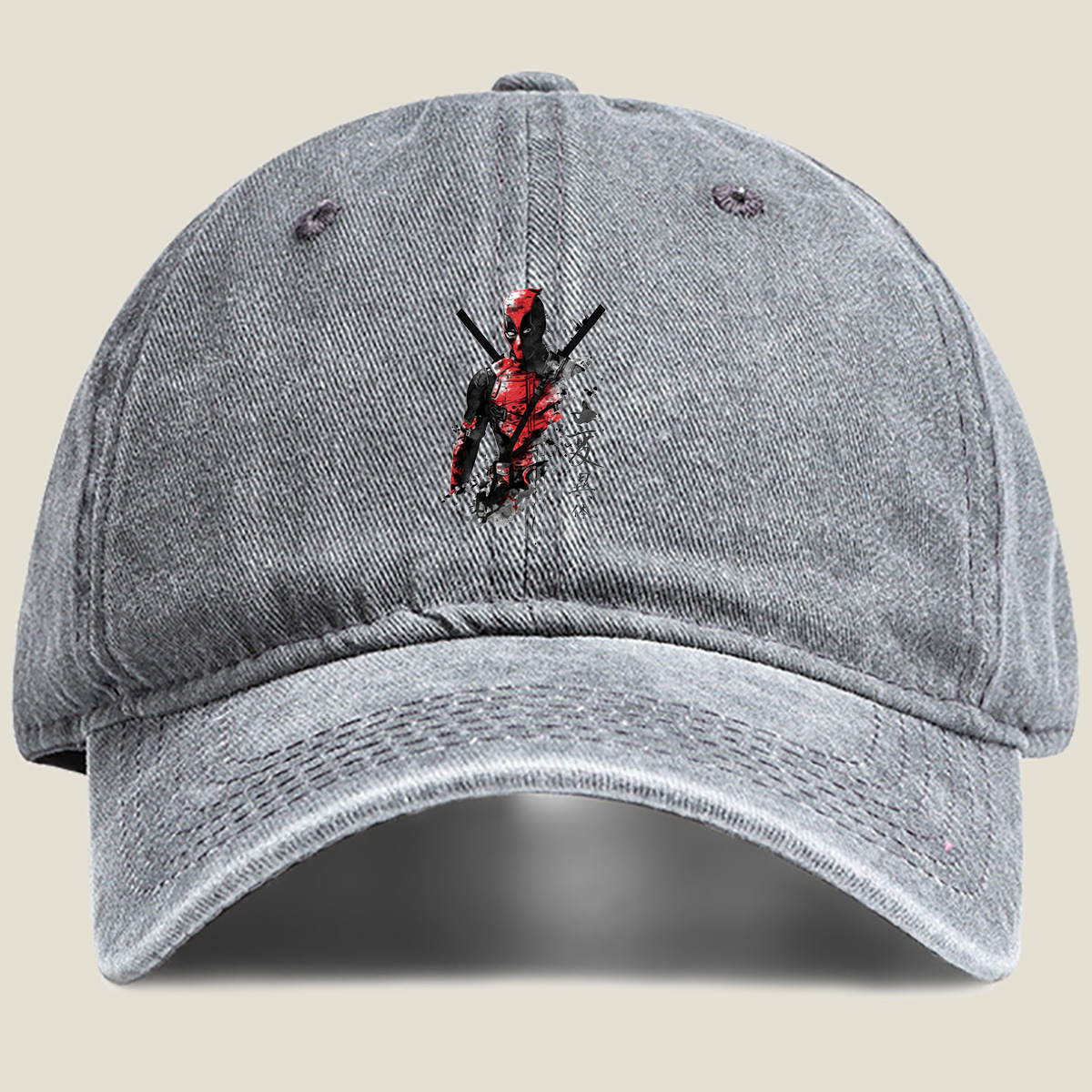 Deadpool: The Merc with a Mouth - Washed Denim - Baseball Cap
