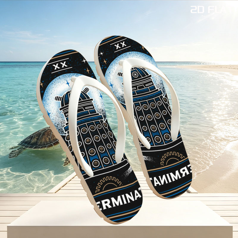 Dalek from Doctor Who: Exterminate -  flip-flops