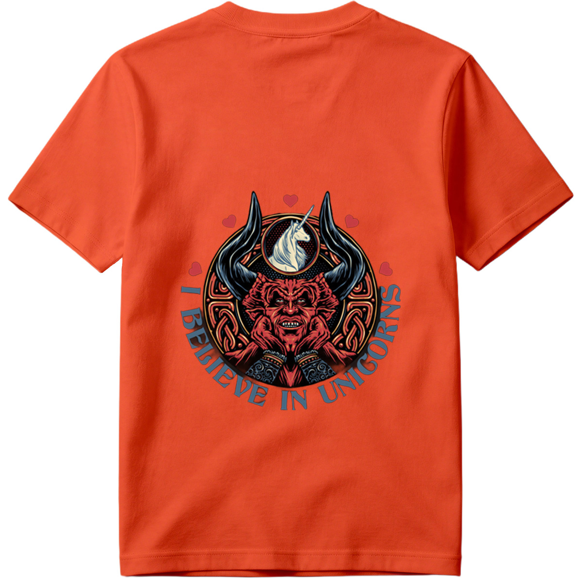 I Believe in Unicorns - Devil and Unicorn Design - Tee