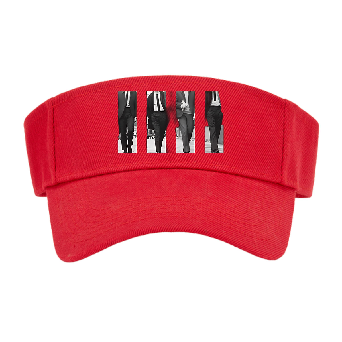 The Beatles: John, Paul, George, and Ringo Walking in Style -  Visor cap