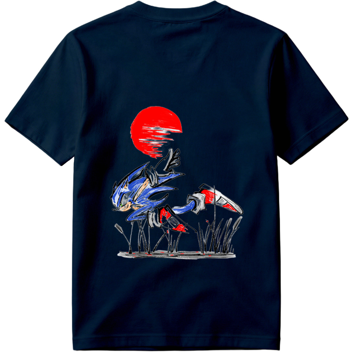 Sonic the Hedgehog Running at Sunset - Tee