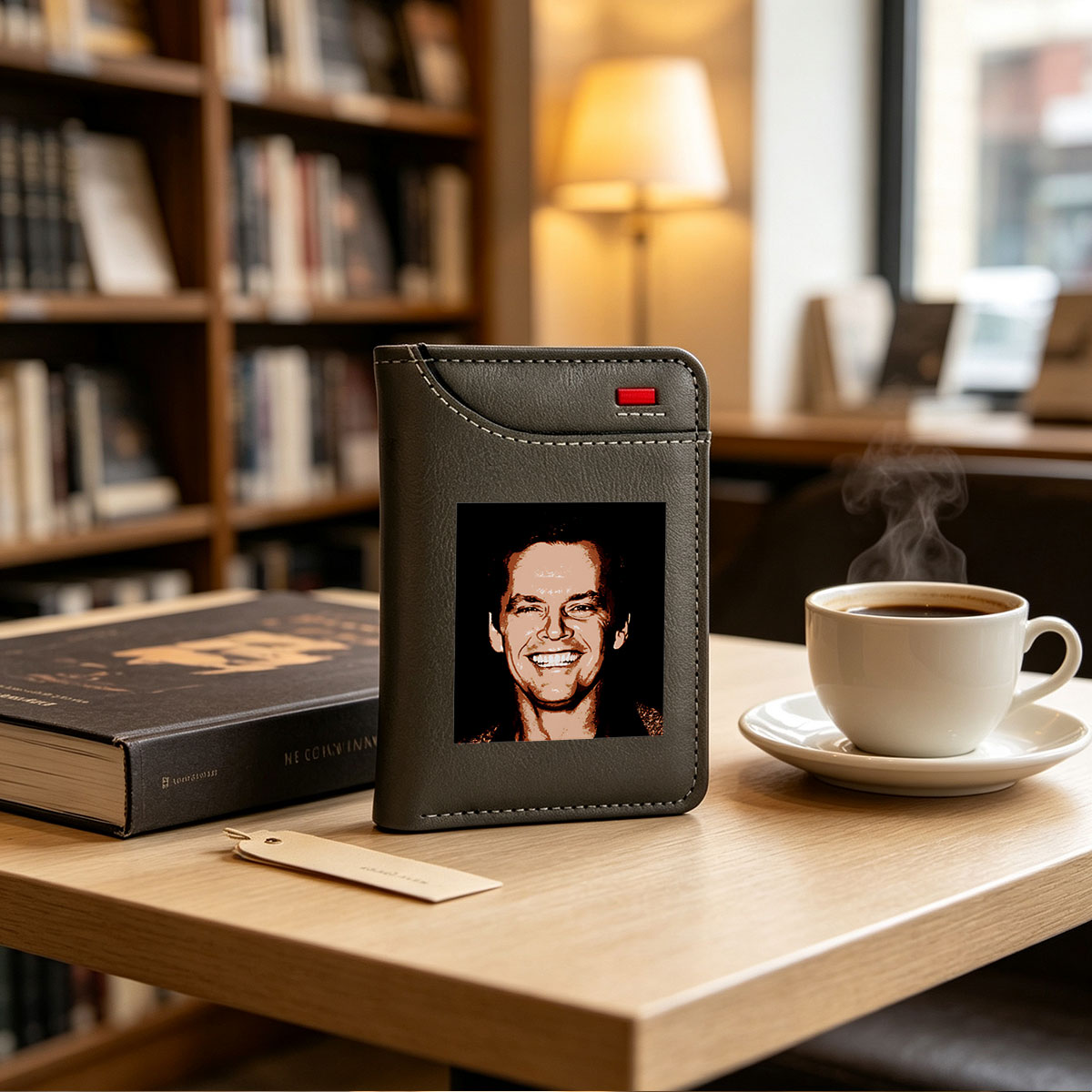 John Travolta Smiling Portrait - Vertical Style Wallet