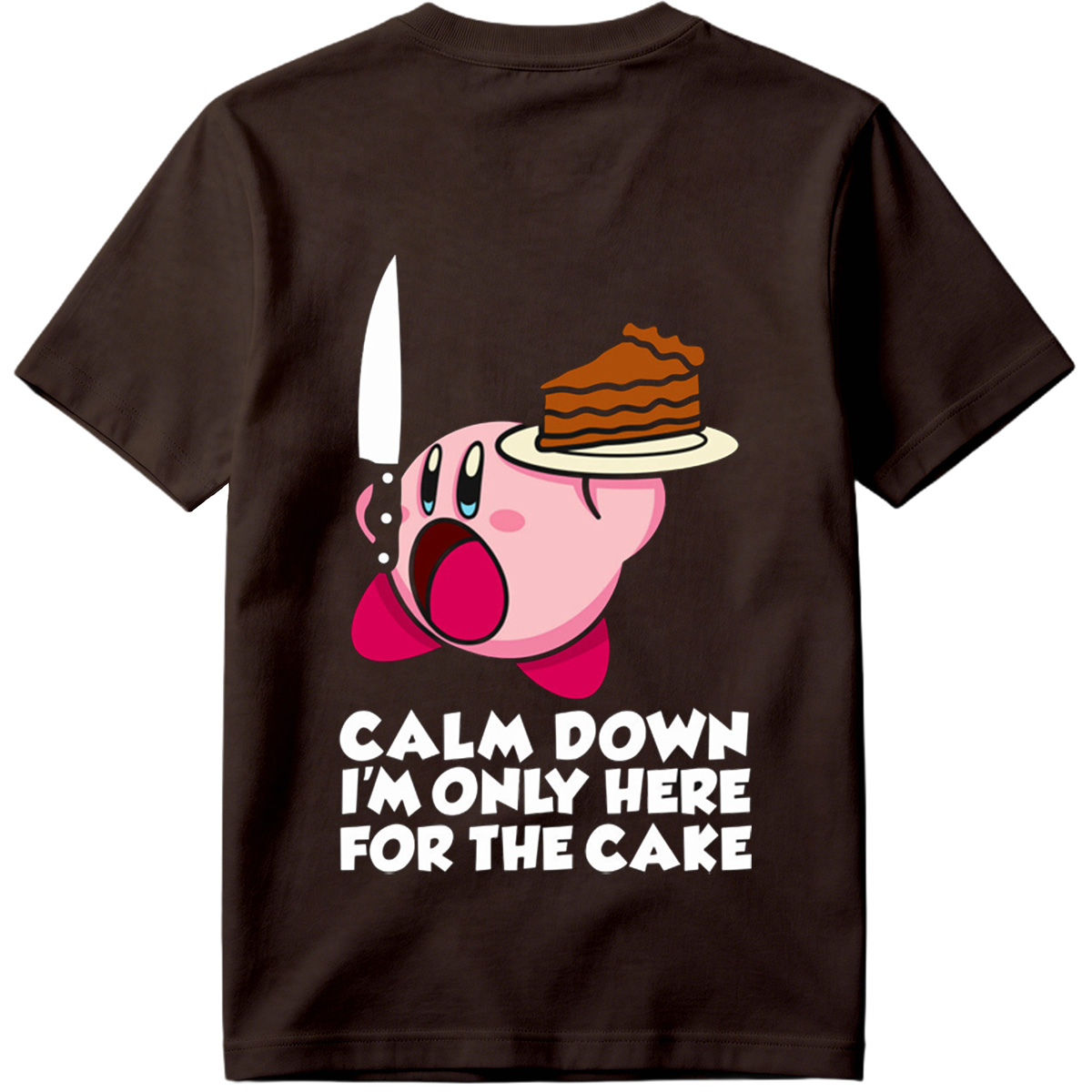 Kirby Cake Knife Humor - Tee