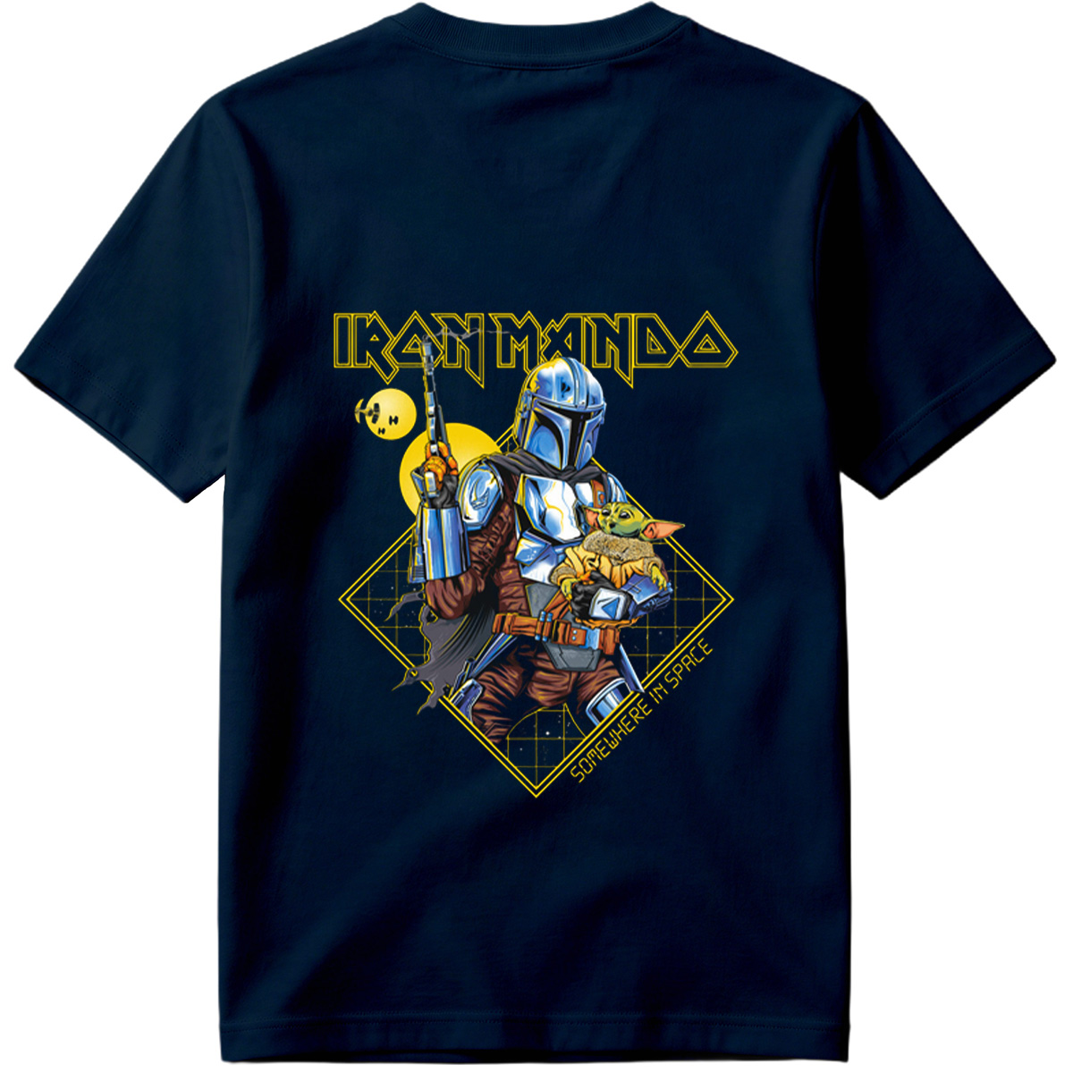 Iron Mando: The Mandalorian and Grogu in Space - Tee