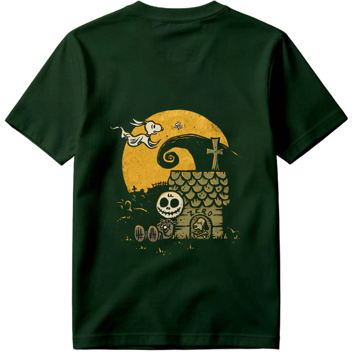 The Nightmare Before Christmas: Jack Skellington and Zero - Tee