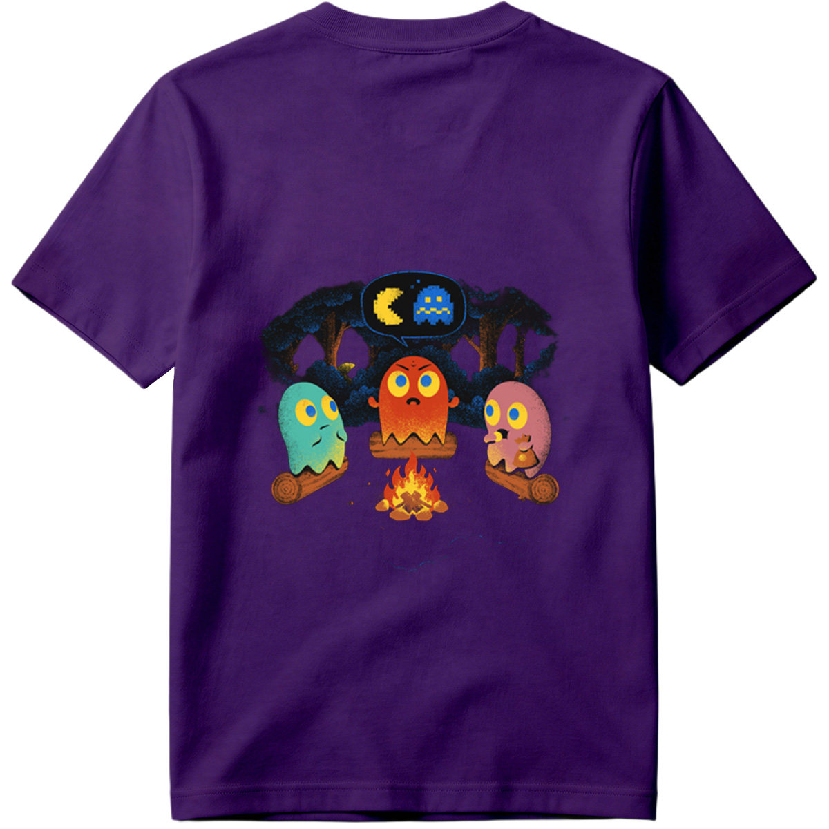 Pac-Man Ghosts Campfire Story - Tee
