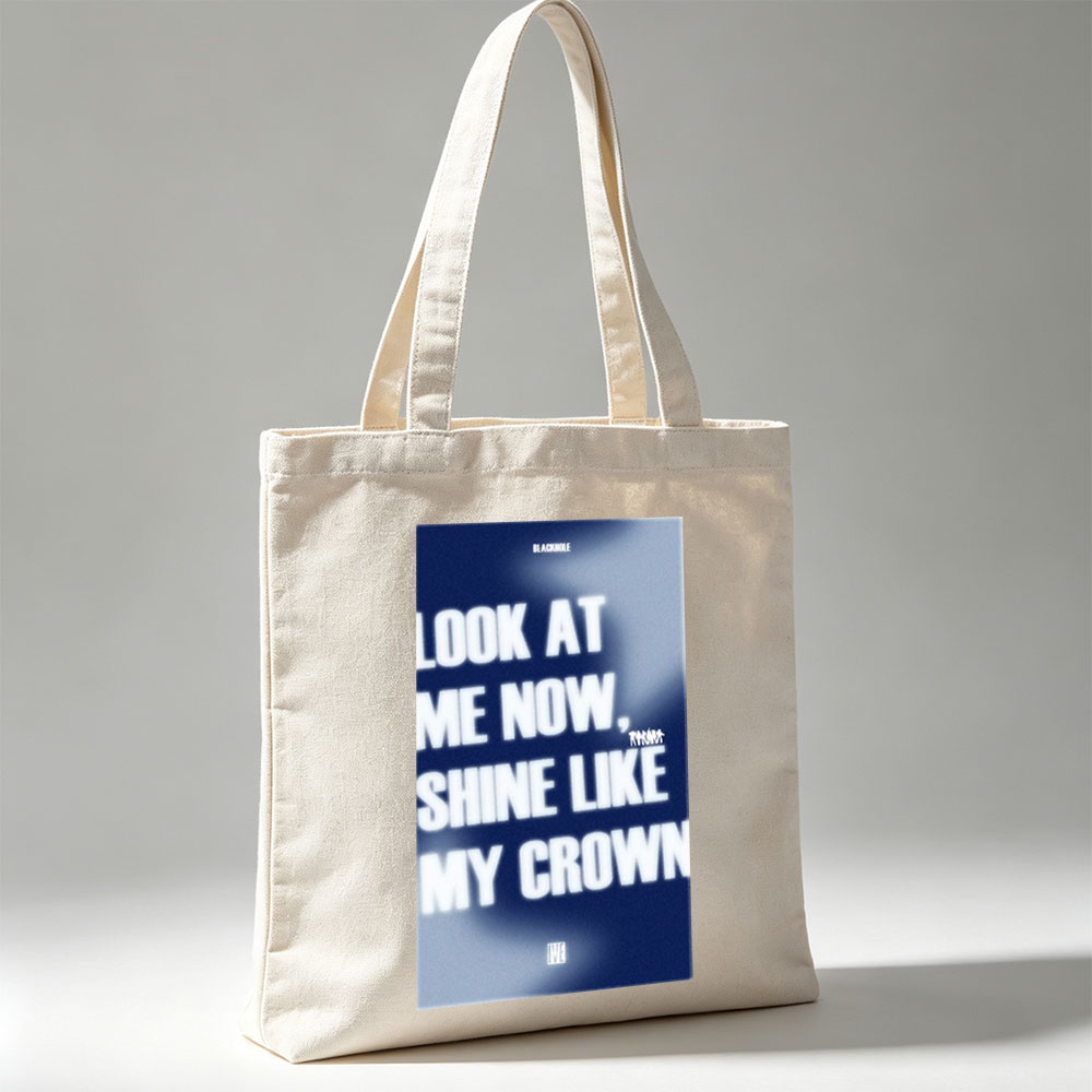 IVE Look at Me Now Shine Like My Crown Album Cover Art - Canvas tote bags