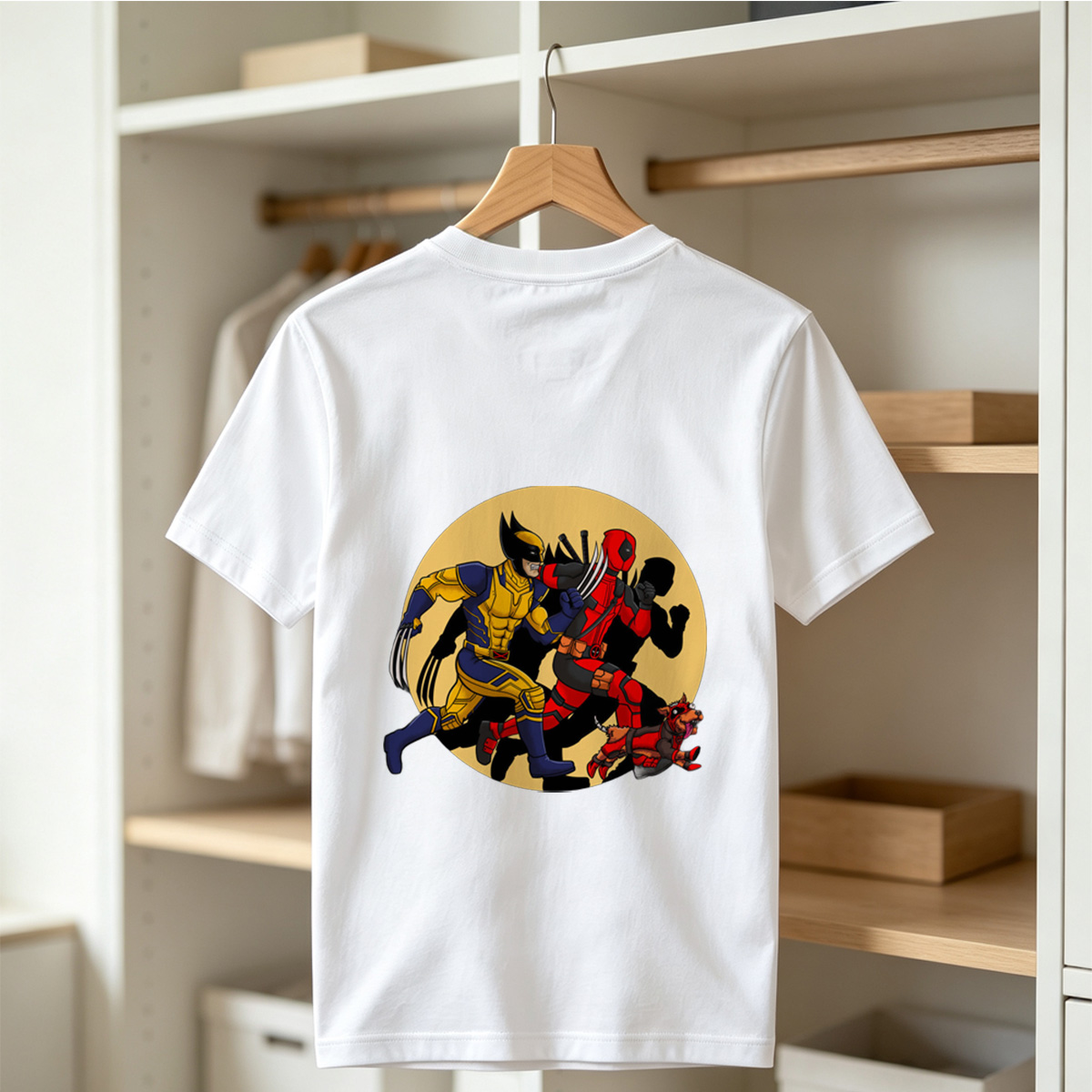 Wolverine and Deadpool with Dogpool - Tee