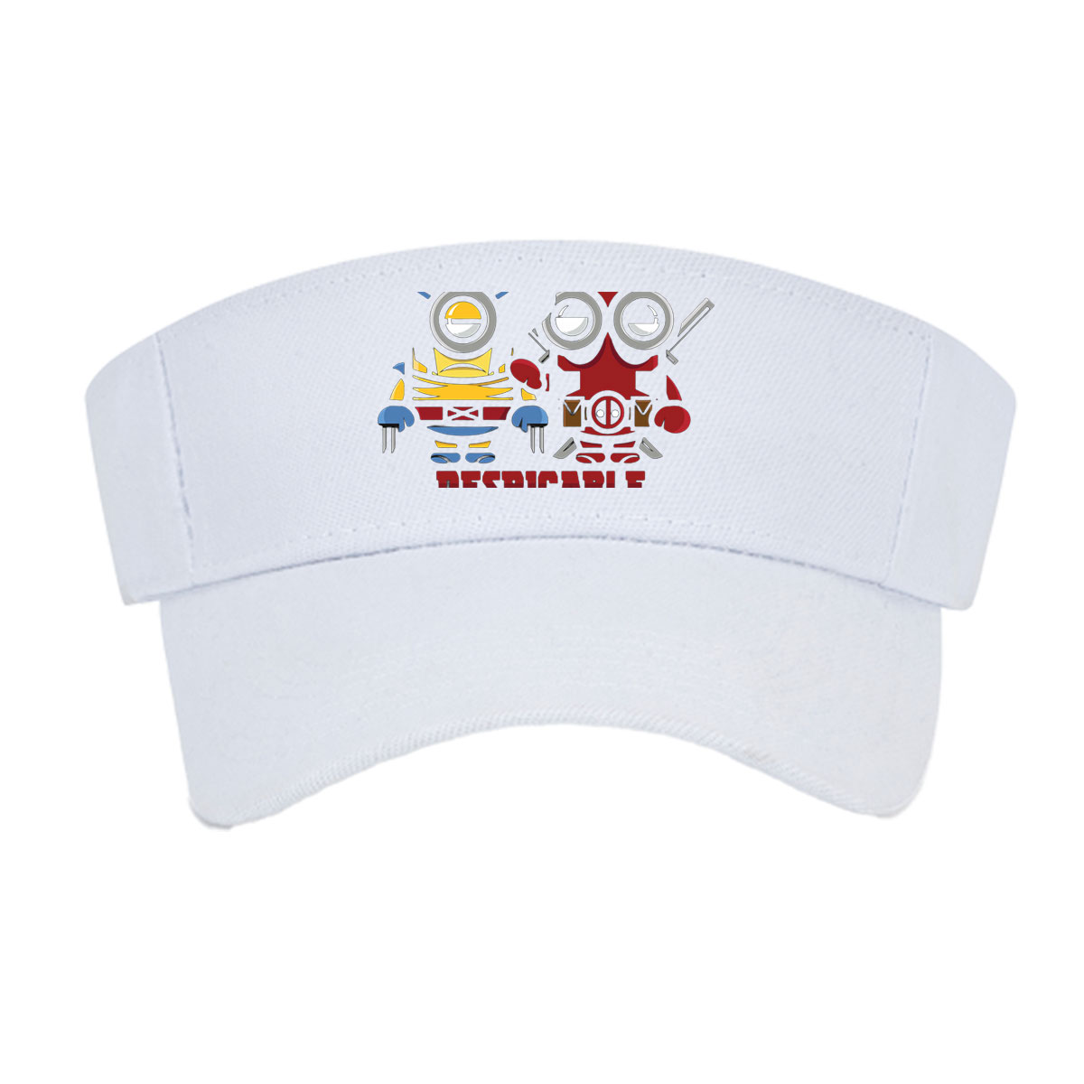 Despicable Friends: Minion & Deadpool Mashup -  Visor cap