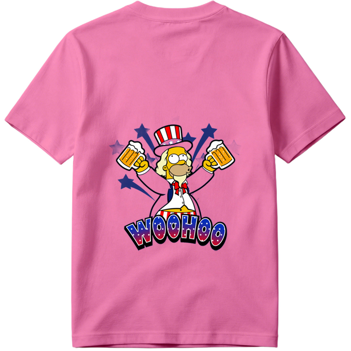 Simpsons Uncle Sam Woohoo - Tee