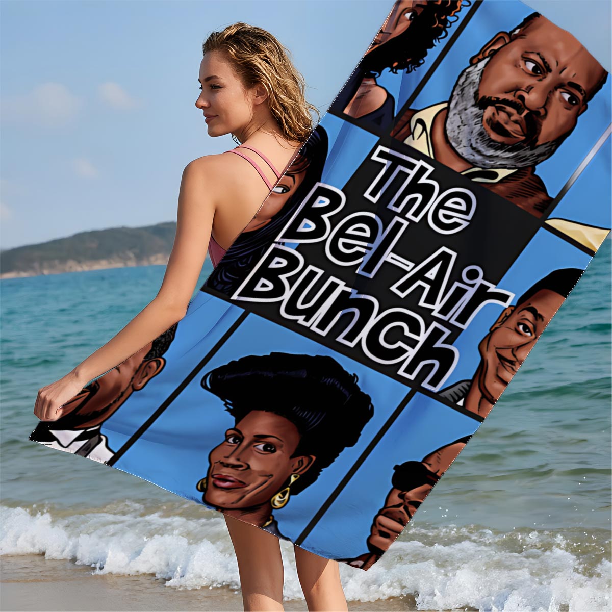 The Bel-Air Bunch: Cast Portrait Collection - Beach towels