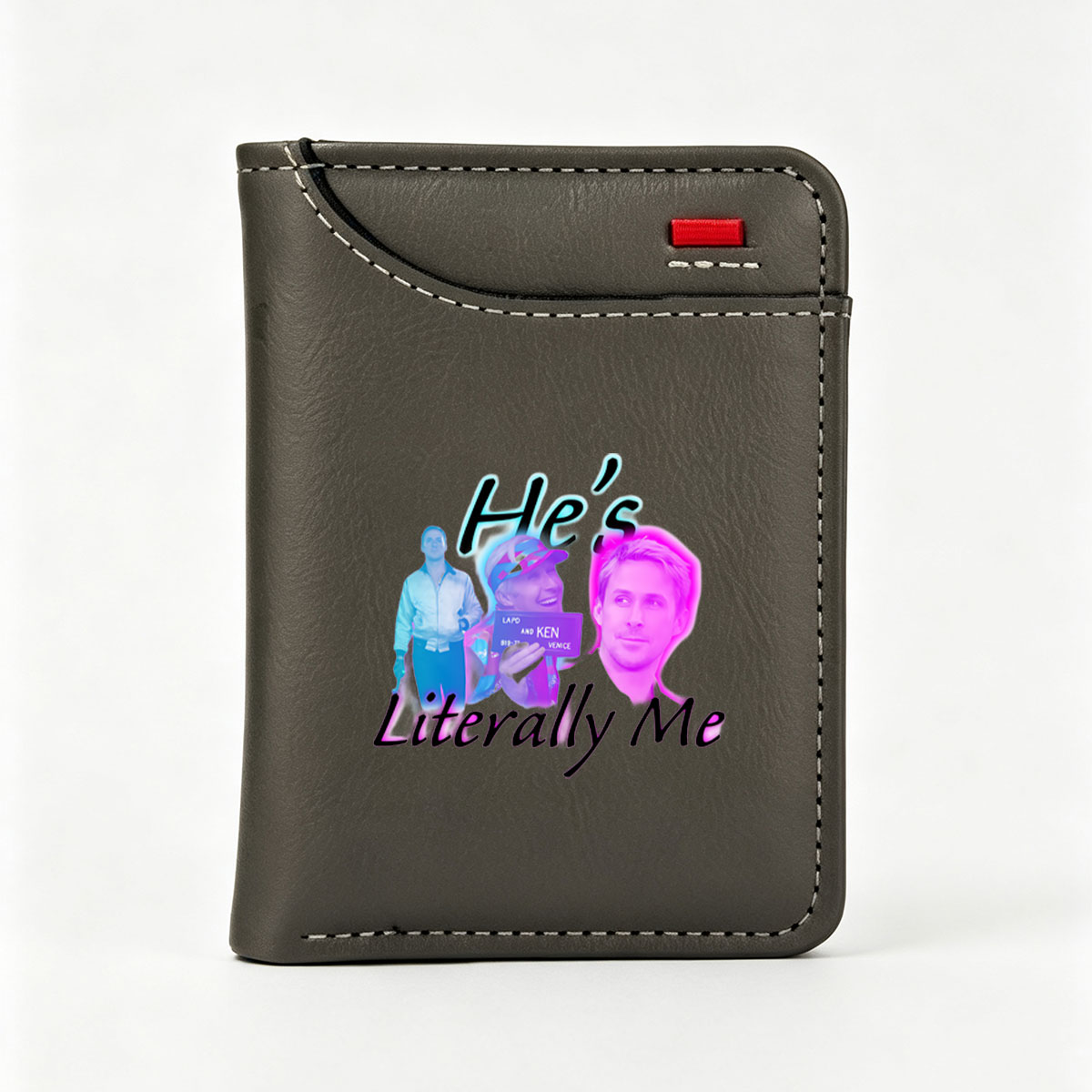 He's Literally Me: Ken, LAPD Officer, and Celeb Doppelg?nger - Vertical Style Wallet