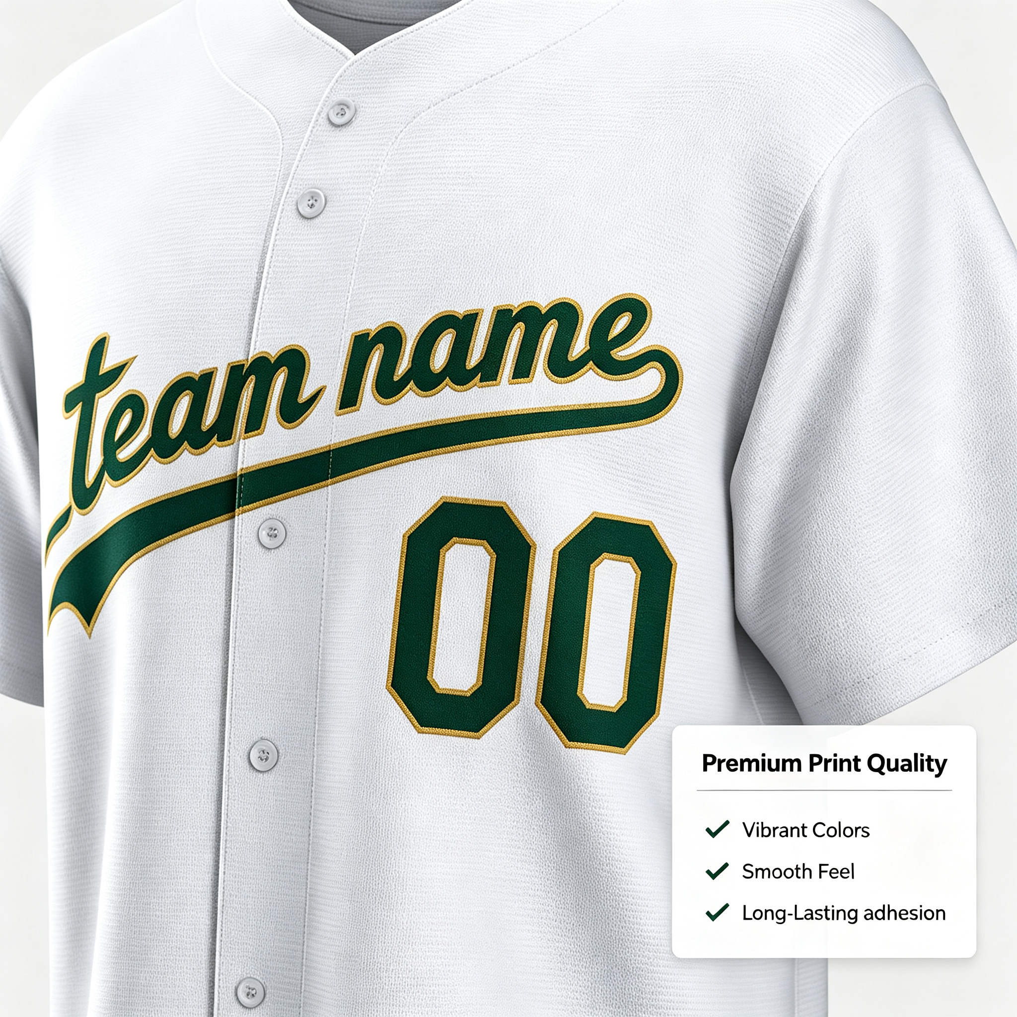 Custom Name Number Retro Baseball Jersey, Breathable Button‑Down Uniform