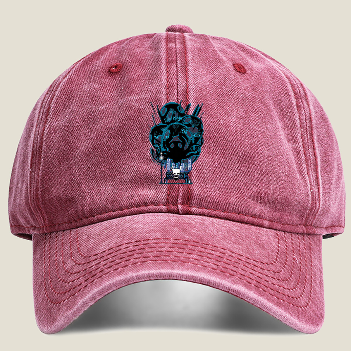 Hollow Knight: The Knight and the Abyss - Washed Denim - Baseball Cap