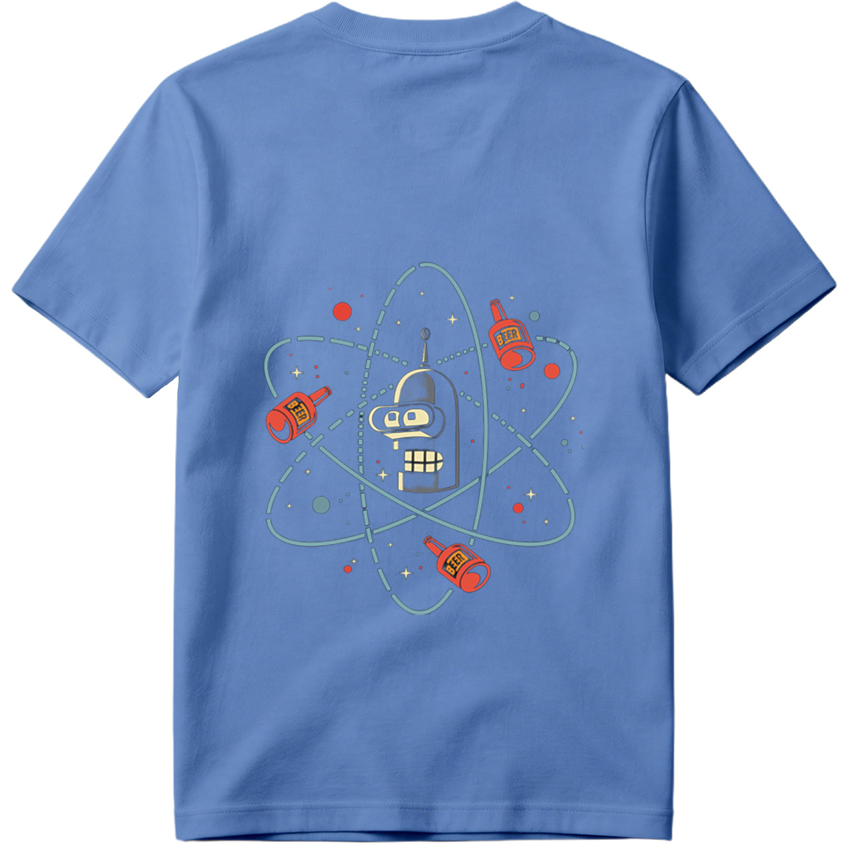 Futurama Bender Atomic Beer Orbit - Tee