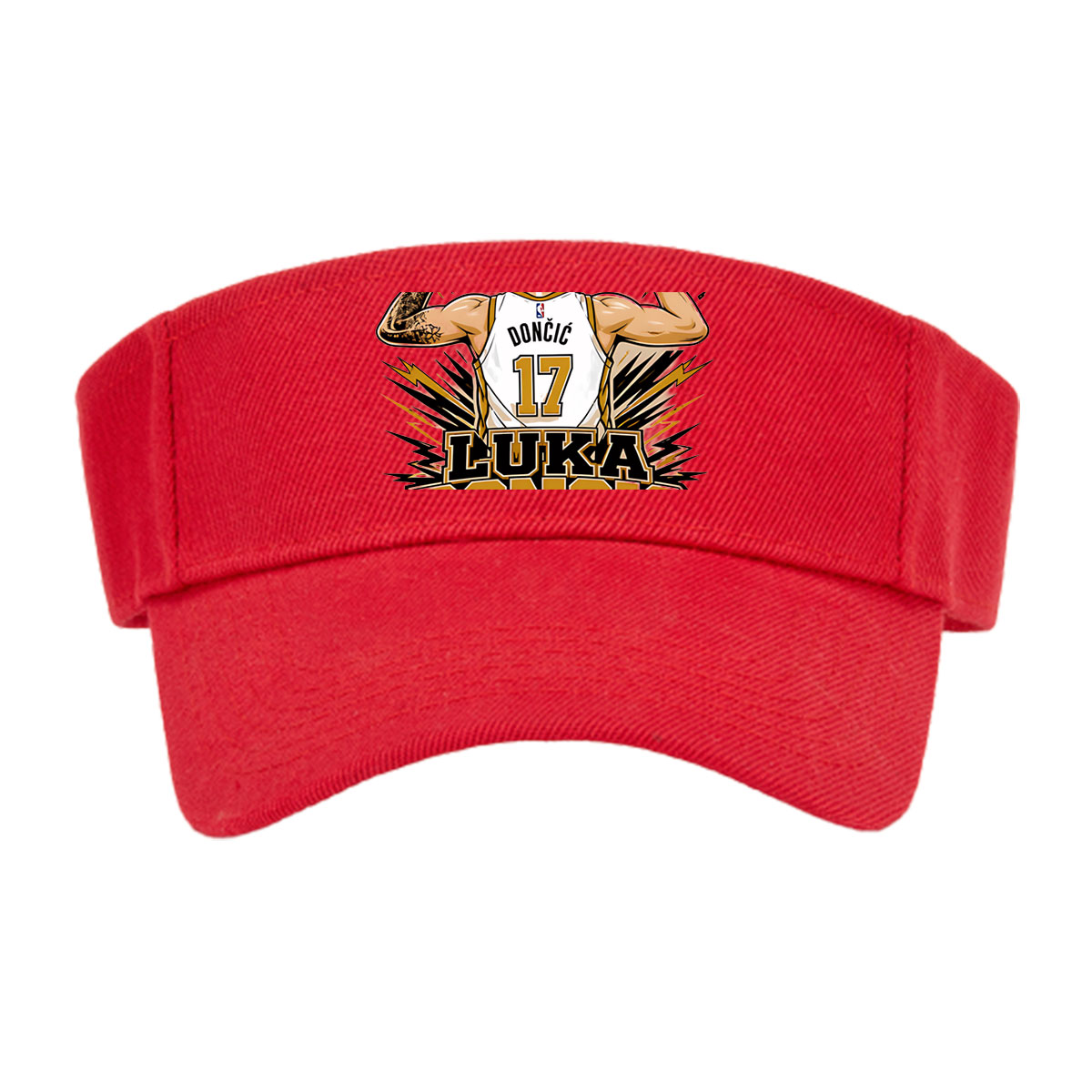 Luka Doncic NBA Player Jersey Artwork -  Visor cap