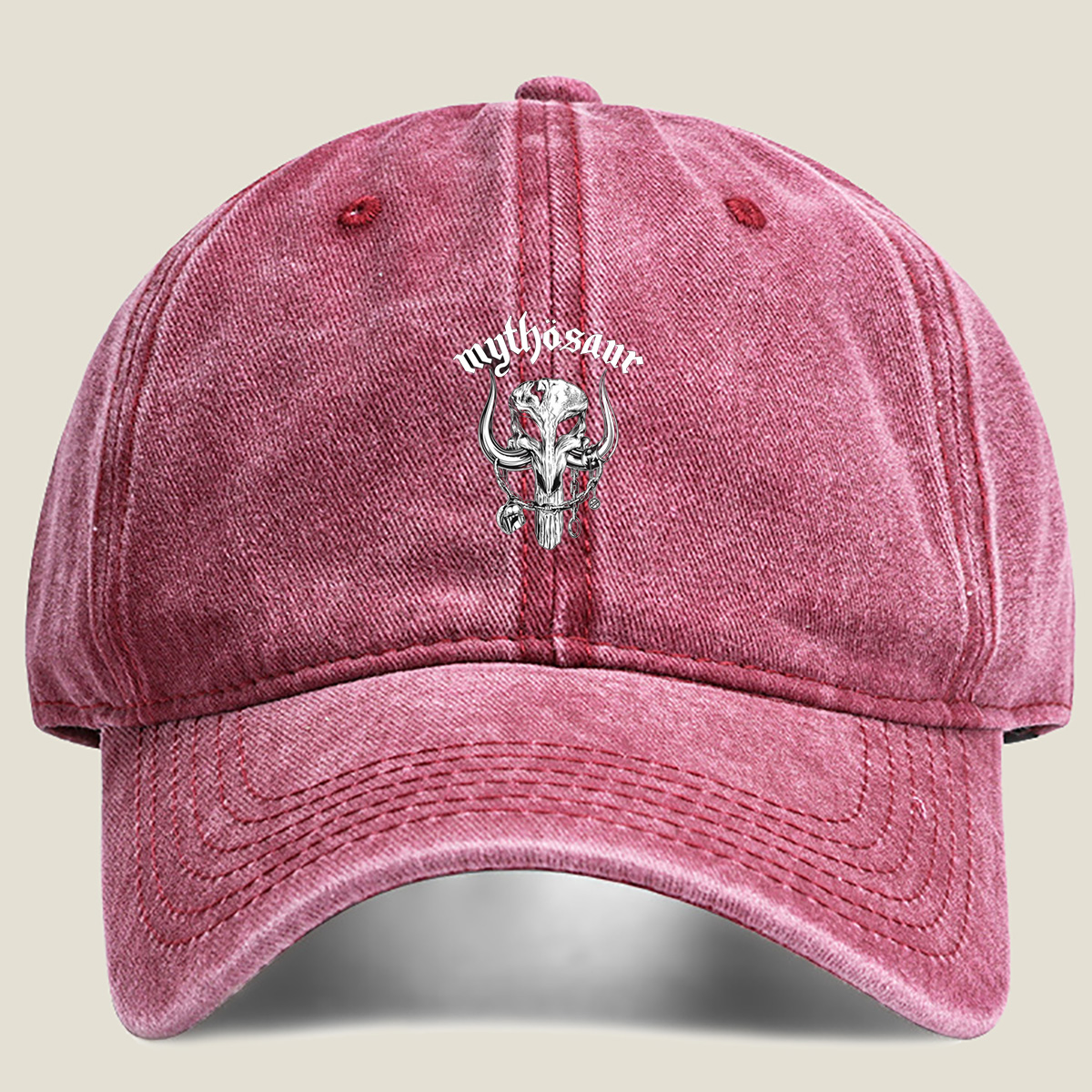 Mythosaur Skull with Chains and Helmets - Hat