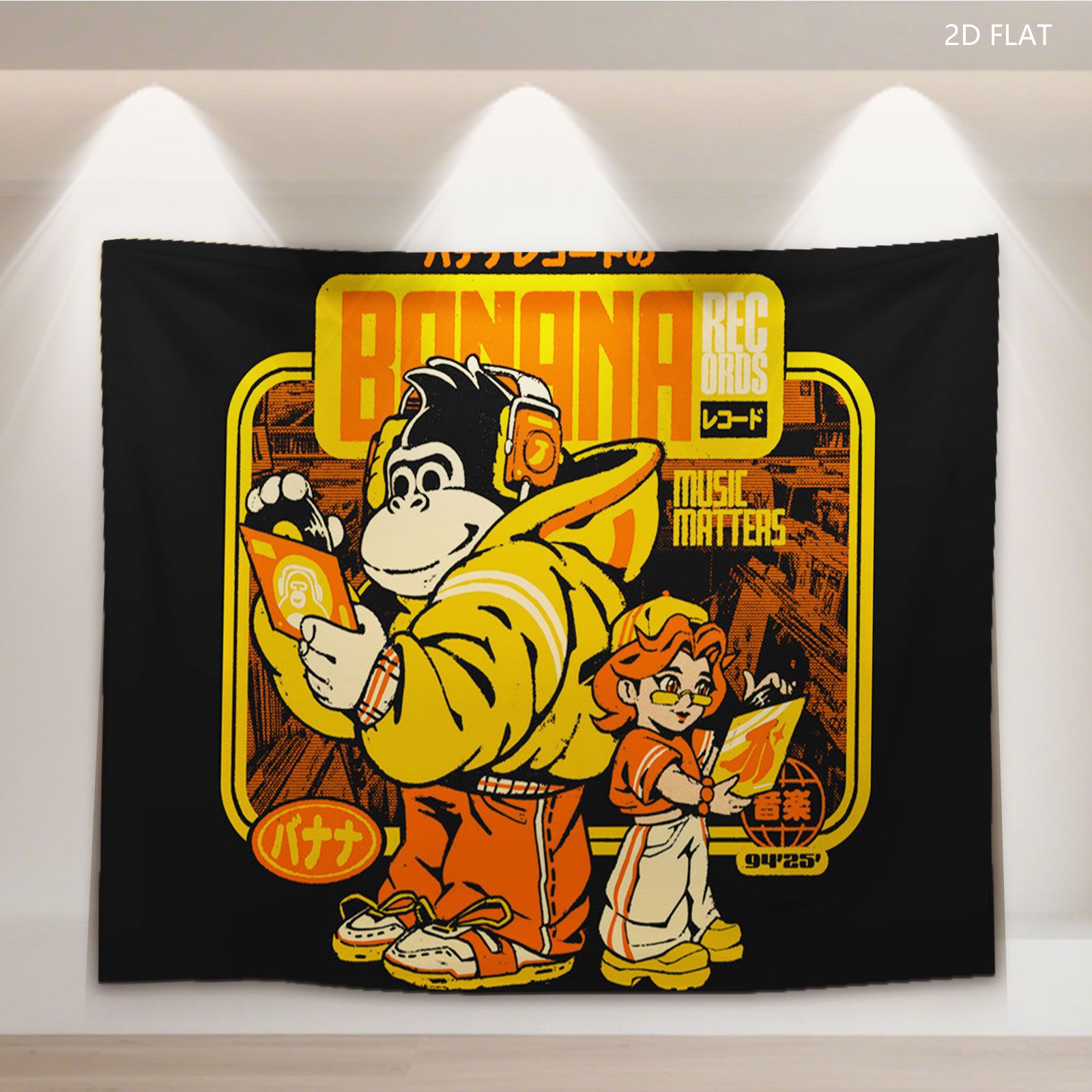 Banana Records: Donkey Kong & Diddy Kong Music Matters Artwork - Tapestry