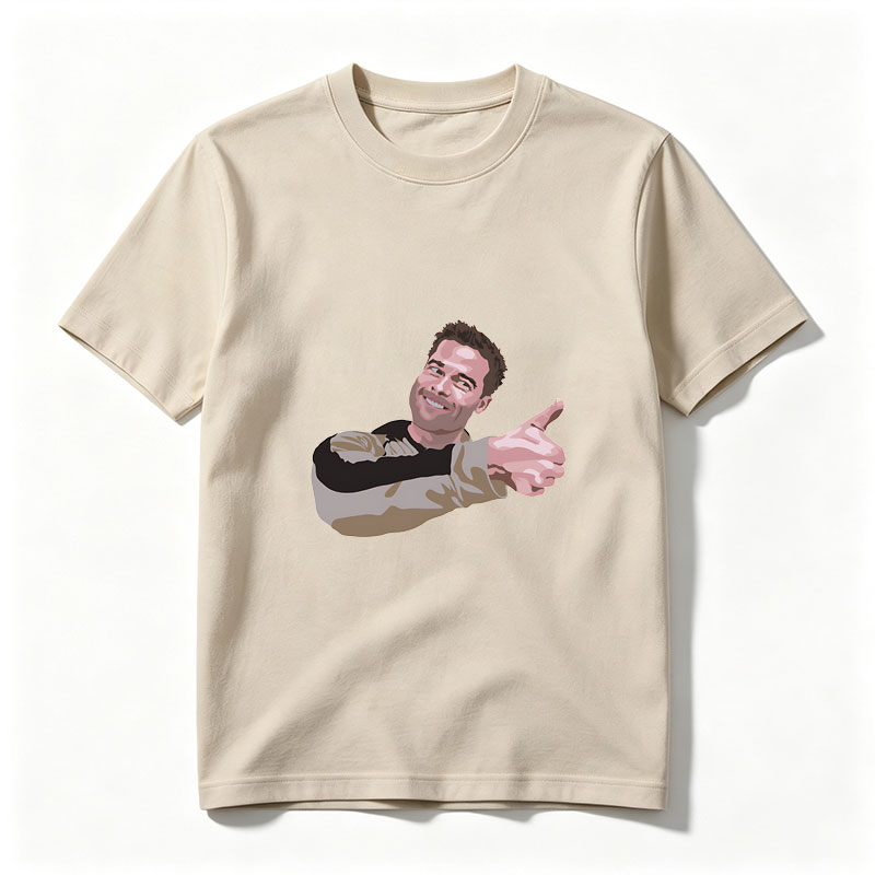 Ryan Reynolds pointing with a smile - Tee
