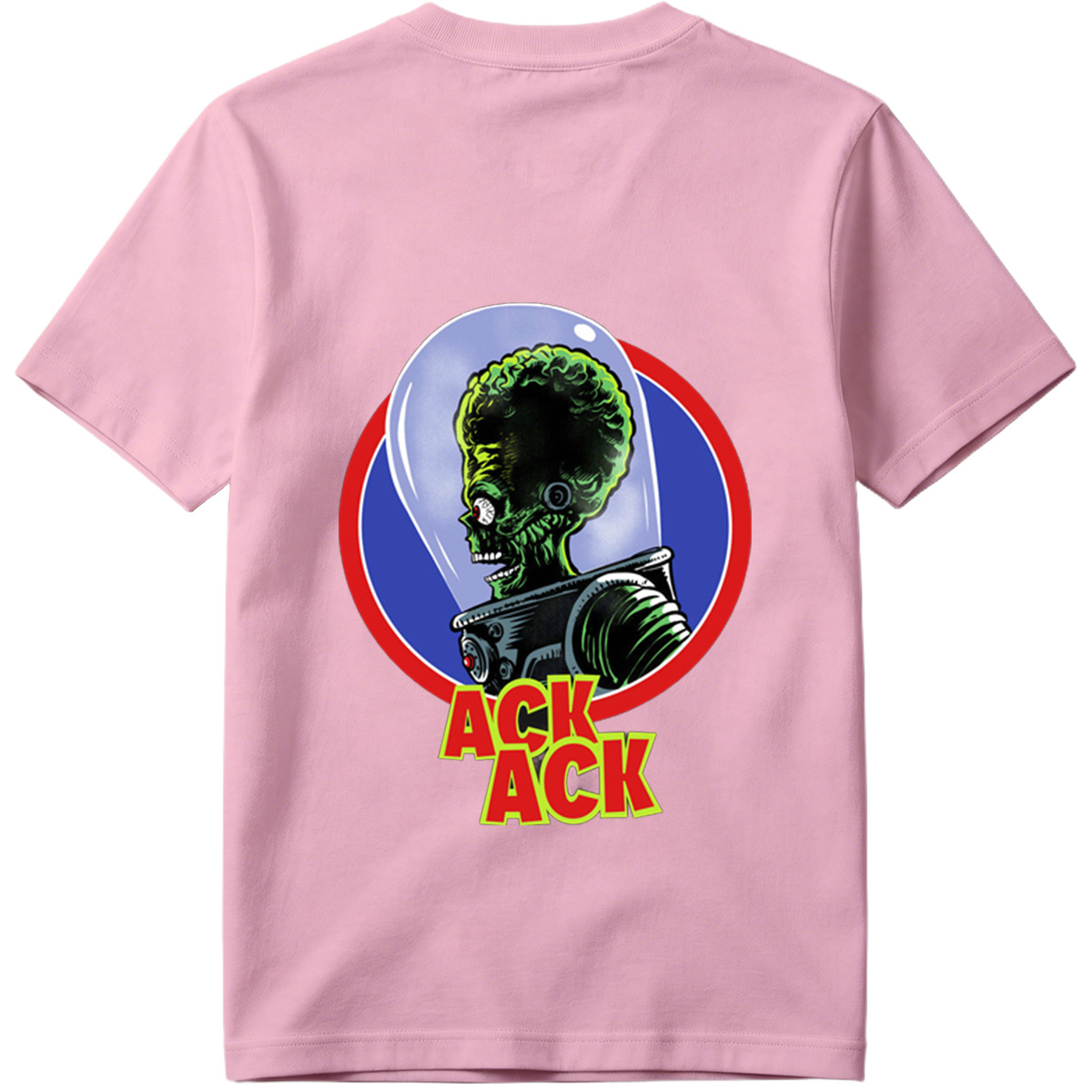 Ack Ack: Green Alien in Space Helmet - Tee