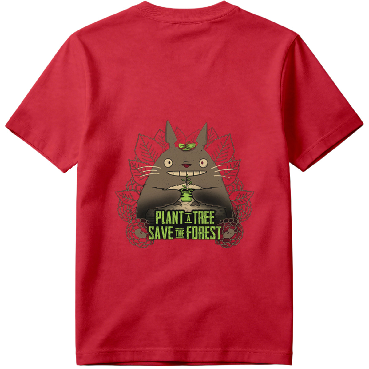 Totoro Plant a Tree Save the Forest - Tee