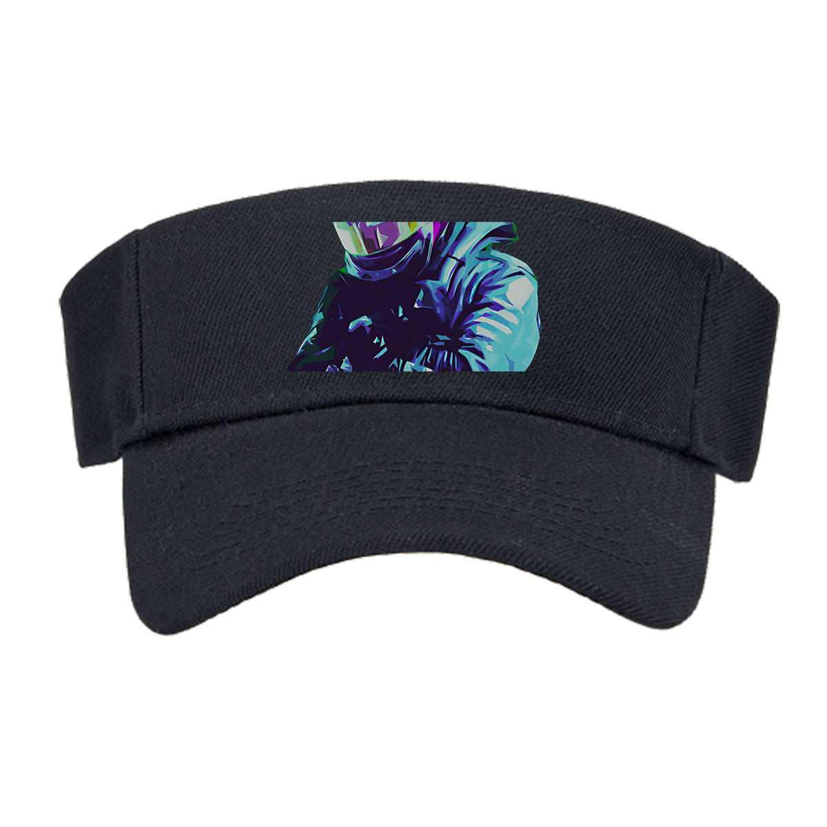 Futuristic Racer in Neon Gear -  Visor cap