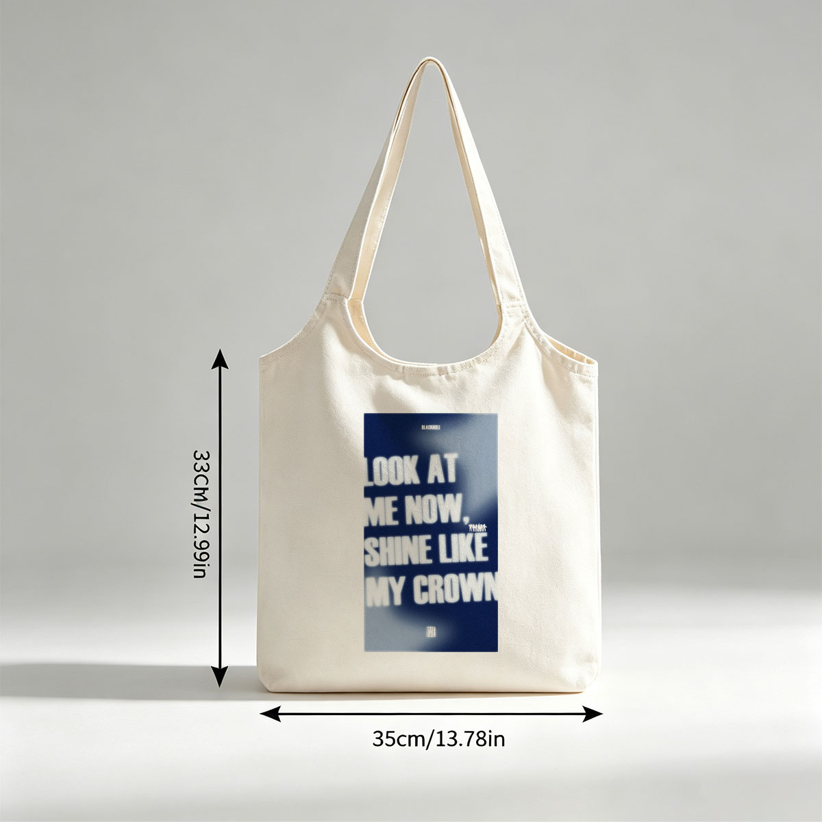 IVE Look at Me Now Shine Like My Crown Album Cover Art - Canvas shoulder bags/